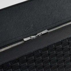 Kith Document Bag In Kith Monogram Saffiano Leather
