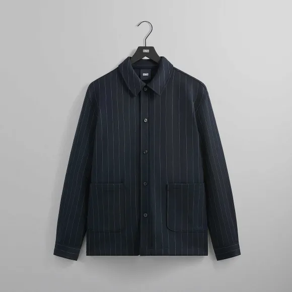 Kith Double Weave Boxy Collared Overshirt