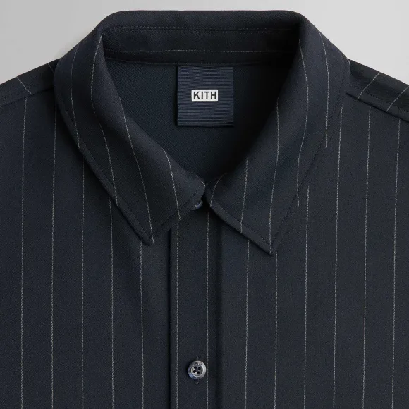 Kith Double Weave Boxy Collared Overshirt