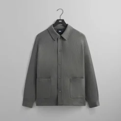 Kith Double Weave Boxy Collared Overshirt