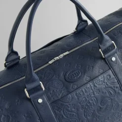 Kith Duffle Bag With Paisley Deboss In Saffiano Leather
