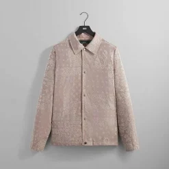 Kith Flocked Deconstructed Bandana Coaches Jacket