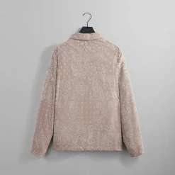 Kith Flocked Deconstructed Bandana Coaches Jacket