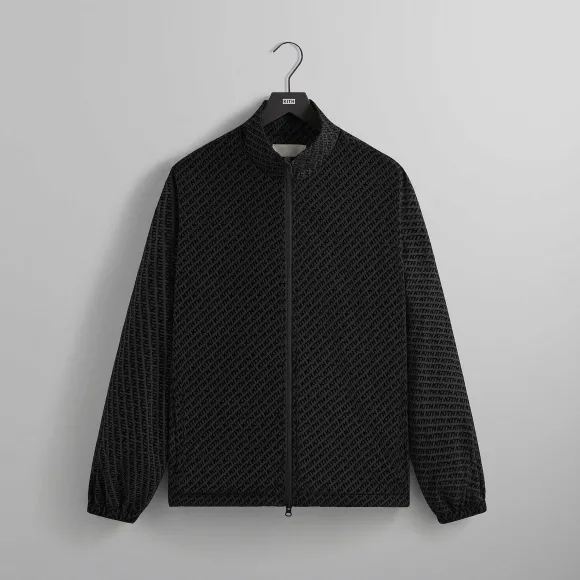 Kith Flocked Italic Monogram Davis Jacket