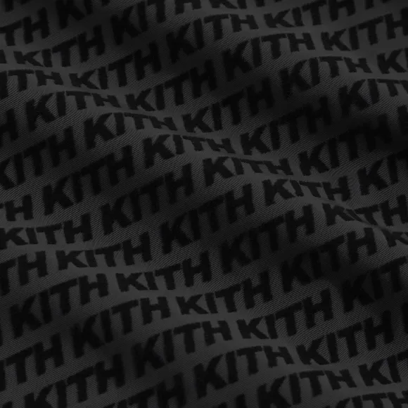 Kith Flocked Italic Monogram Davis Jacket