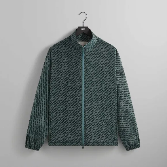 Kith Flocked Italic Monogram Davis Jacket