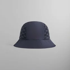 Kith Flocked Nylon Monogram Bucket Hat