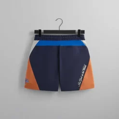 Kith For The New York Knicks Color-Blocked Shorts