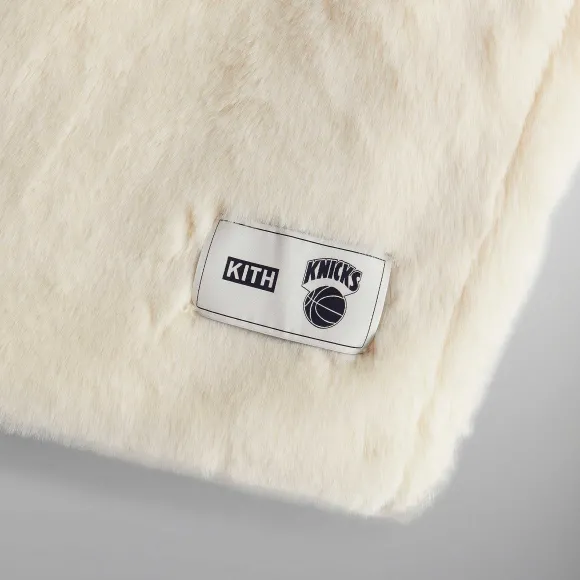 Kith For The New York Knicks Faux Fur Coaches Jacket