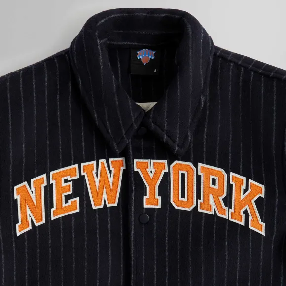 Kith For The New York Knicks Wool Collared Coaches Jacket