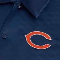 Kith For The Nfl: Bears Satin Bomber Jacket