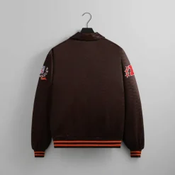 Kith For The Nfl: Browns Satin Bomber Jacket