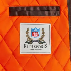 Kith For The Nfl: Browns Satin Bomber Jacket
