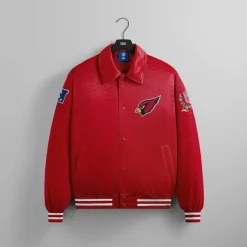 Kith For The Nfl: Cardinals Satin Bomber Jacket