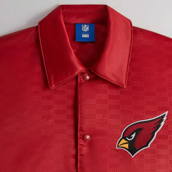 Kith For The Nfl: Cardinals Satin Bomber Jacket