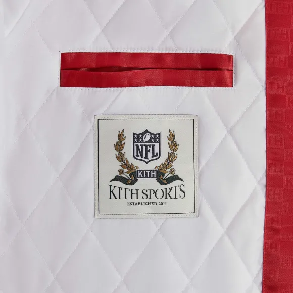 Kith For The Nfl: Cardinals Satin Bomber Jacket