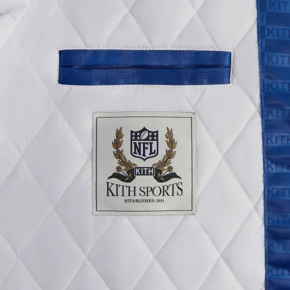 Kith For The Nfl: Colts Satin Bomber Jacket