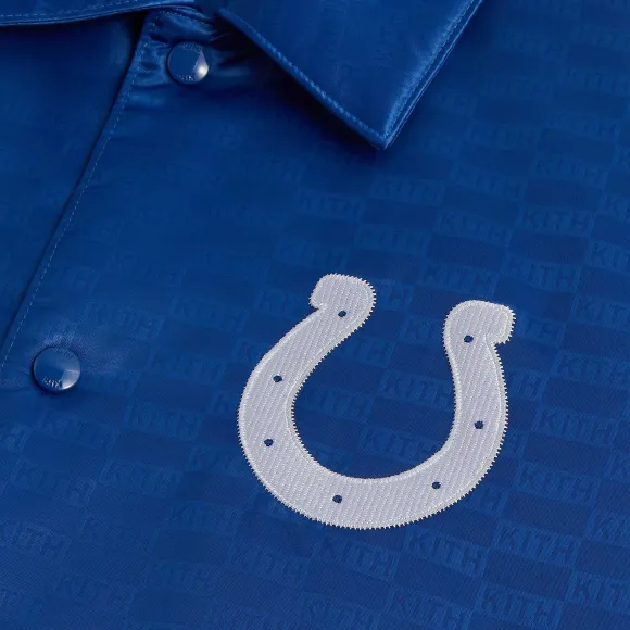 Kith For The Nfl: Colts Satin Bomber Jacket