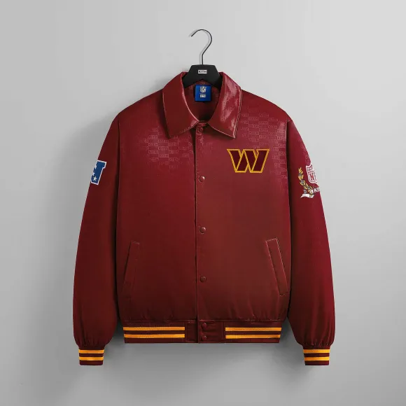 Kith For The Nfl: Commanders Satin Bomber Jacket