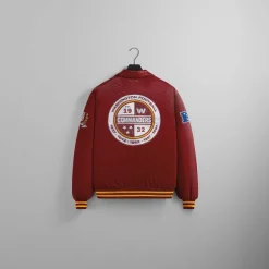 Kith For The Nfl: Commanders Satin Bomber Jacket