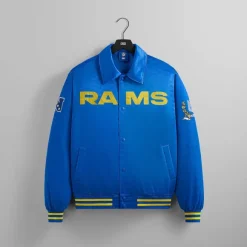 Kith For The Nfl: Rams Satin Bomber Jacket