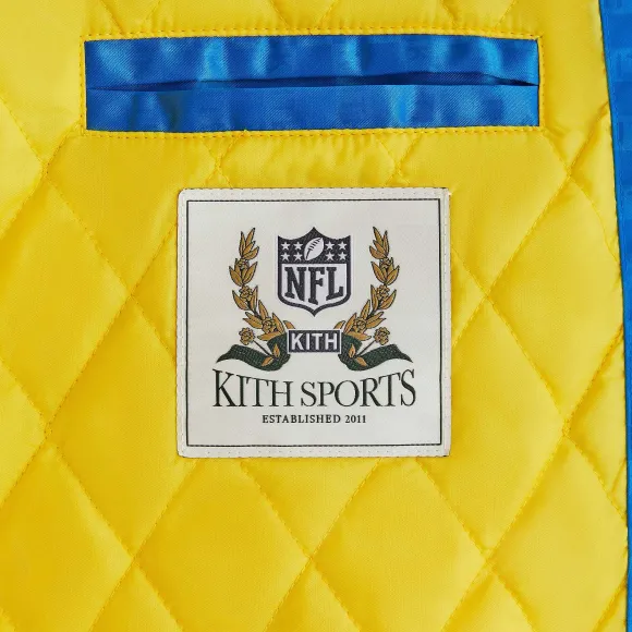 Kith For The Nfl: Rams Satin Bomber Jacket