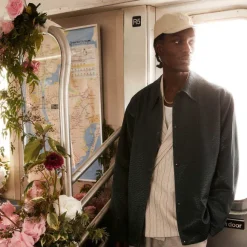 Kith Jacquard Faille Kieran Coaches Jacket