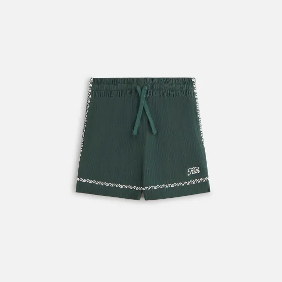 Kith Kids Embroidered Camp Short