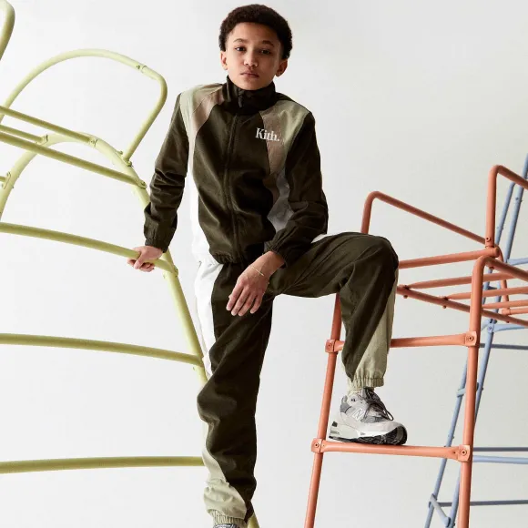 Kith Kids Micro Cord Blocked Track Pant