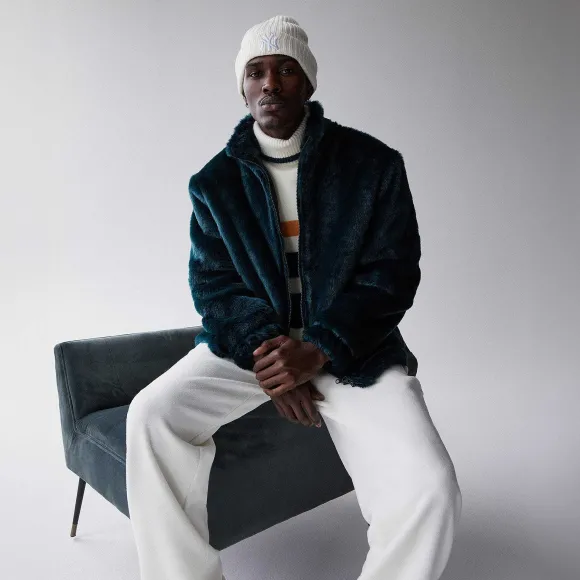 Kith Lloyd Faux Fur Track Jacket