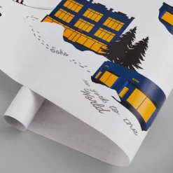 Kithmas Village Wrapping Paper