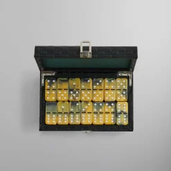 Kith Monogram Leather Domino Set