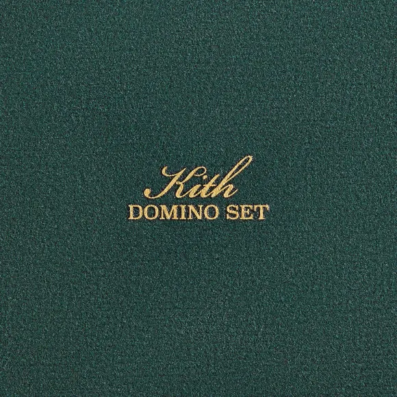 Kith Monogram Leather Domino Set