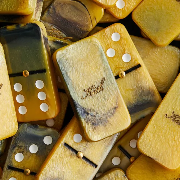 Kith Monogram Leather Domino Set