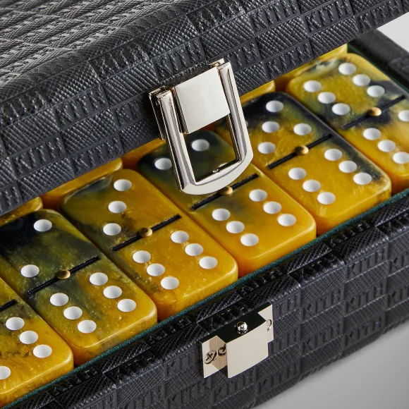 Kith Monogram Leather Domino Set