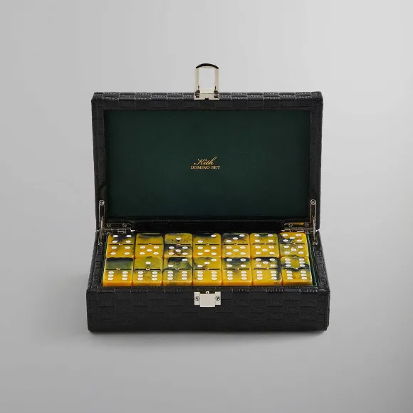 Kith Monogram Leather Domino Set