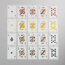 Kith Monogram Poker Set In Saffiano Leather