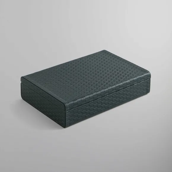 Kith Monogram Poker Set In Saffiano Leather