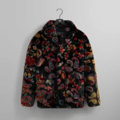 Kith Paisley Fur Short Becker Coat