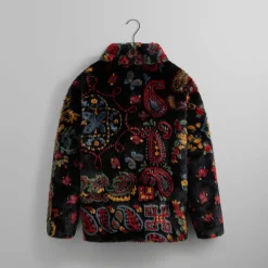 Kith Paisley Fur Short Becker Coat