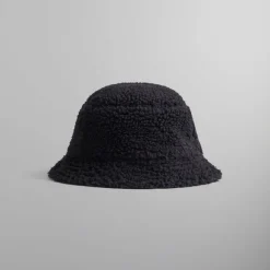Kith Reversible Bucket Hat In Corduroy & Sherpa