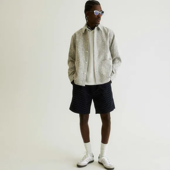 Kith Slub Boucle Boxy Collared Overshirt