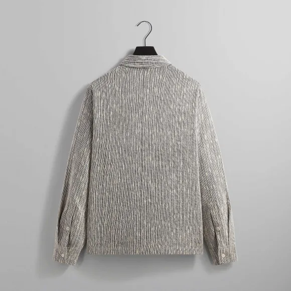 Kith Slub Boucle Boxy Collared Overshirt