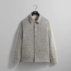 Kith Slub Boucle Boxy Collared Overshirt