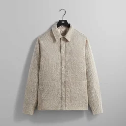Kith Slub Boucle Boxy Collared Overshirt