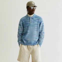 Kith Space Dye Harmon Rugby Pullover