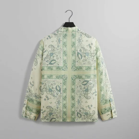Kith 101 Vintage Floral Bandana Long Sleeve Thompson Shirt