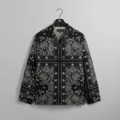 Kith 101 Vintage Floral Bandana Long Sleeve Thompson Shirt
