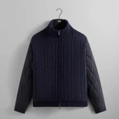 Kith Wallis Combo Knit Bomber Jacket