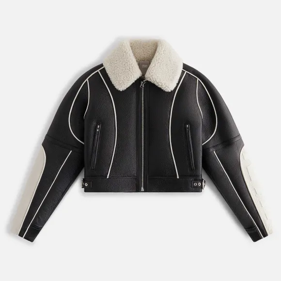 Kith Women Amani Moto Shearling Bomber